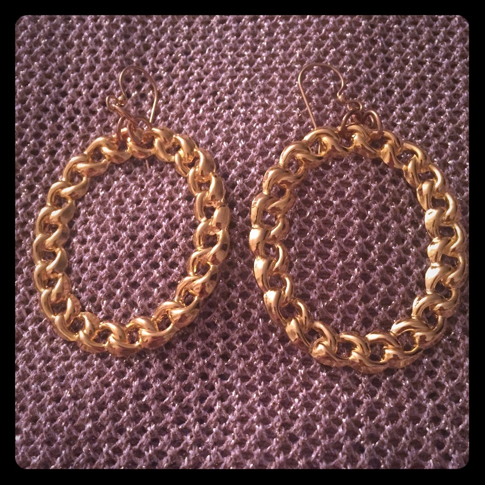 Privileged Open Chain Link Earrings